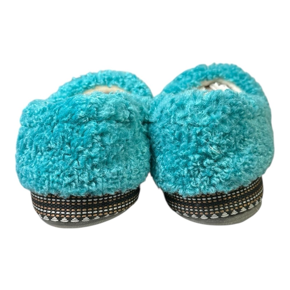 Ariat Snuggle slipper Turquoise casual loungewear slip ons womens XS (5-6) - Picture 5 of 11